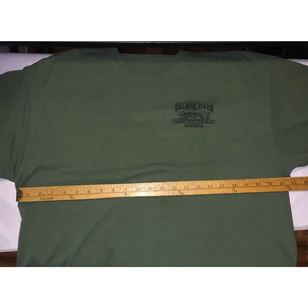 Salmon River men's graphic fishing Tee - Picture 5 of 6
